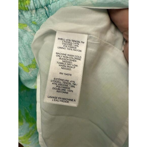 Vineyard Vines Women's XL Puff Sleeve Dress Sydney Floral Easter Summer - Picture 5 of 8